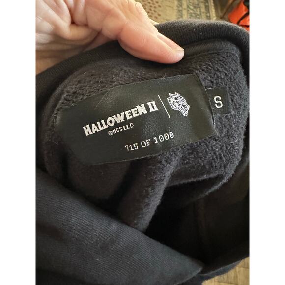 Darc Sport X Halloween Hoodie Michael Myers “it's Time” Pierce Cropped Size S - Picture 2 of 8